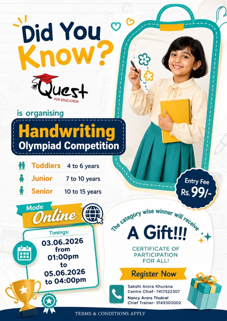 Handwriting Olympiad Competition